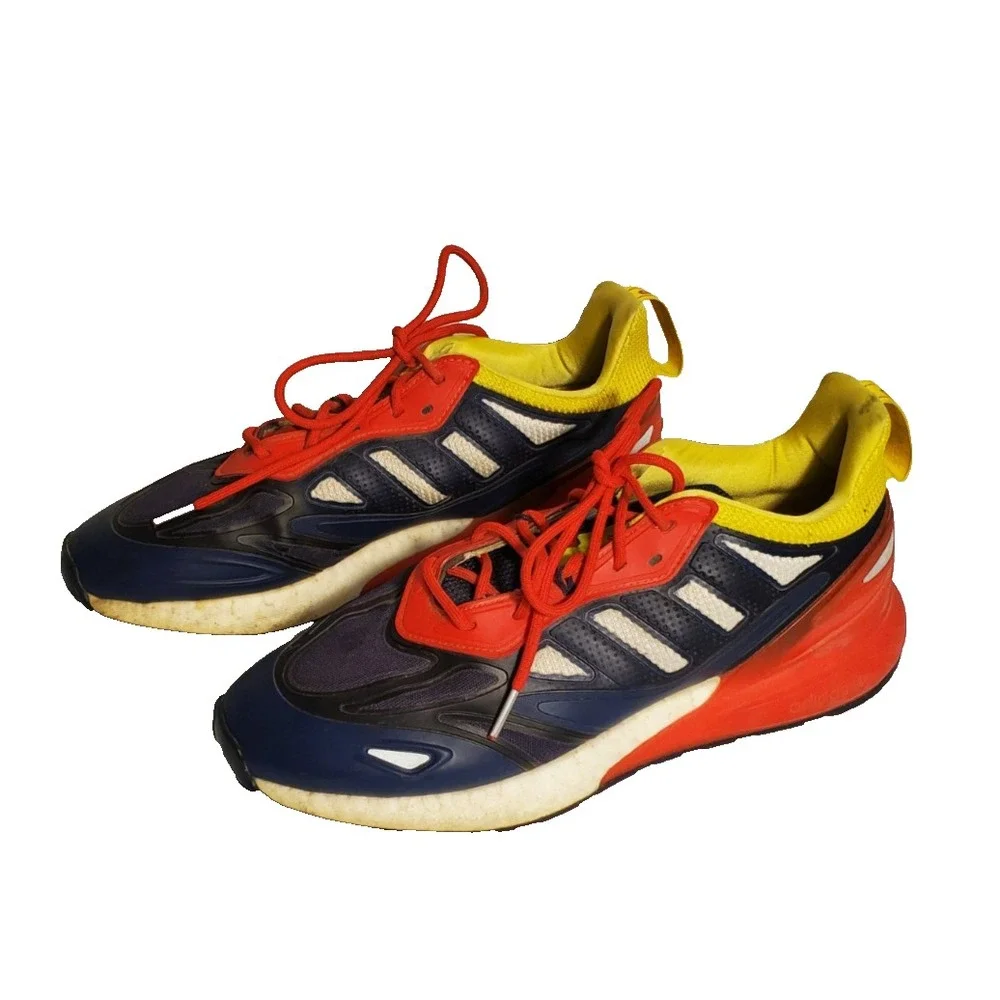 Adidas‎ 2K Boost 2.0 Navy Blue Red Yellow Men's Size 10 Running Shoe GY5797